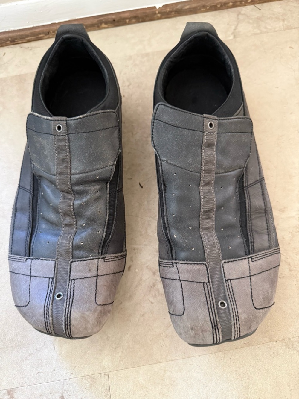 Vintage Diesel Orolan Leather Slip-on Sneakers
